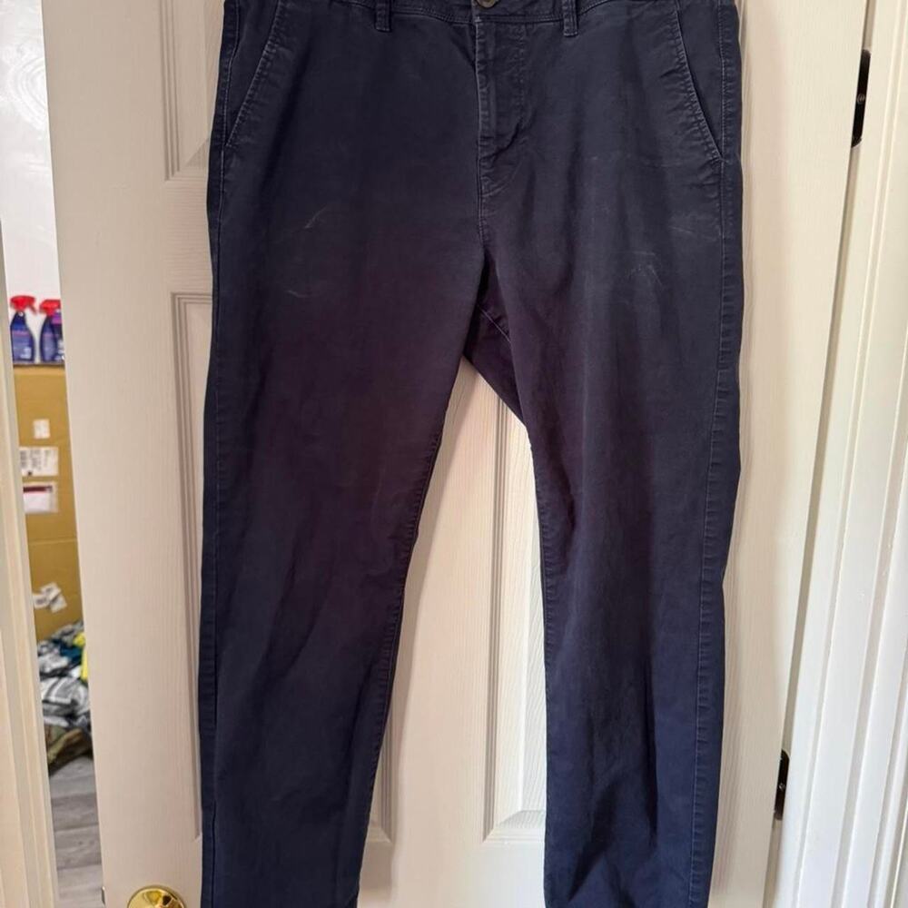 Aeropostale Slim Straight Leg Navy Blue Pants- Size Men's 34/30